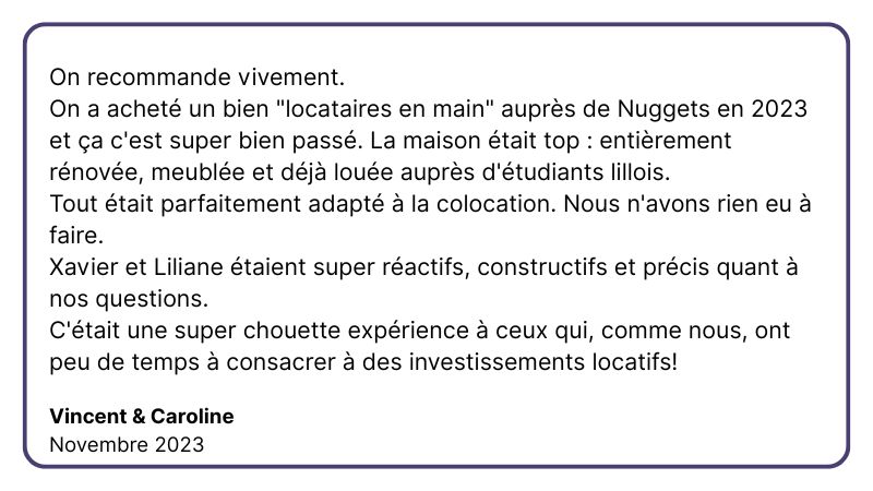 Témoignages clients (2)